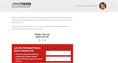 Desktop Screenshot of fretboardtheory.com